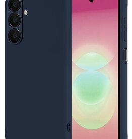 NoXx NoXx Samsung Galaxy A18 Hoesje Siliconen - Donkerblauw