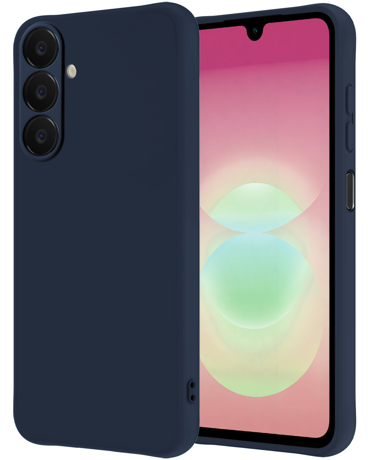NoXx NoXx Samsung Galaxy A18 Hoesje Siliconen - Donkerblauw