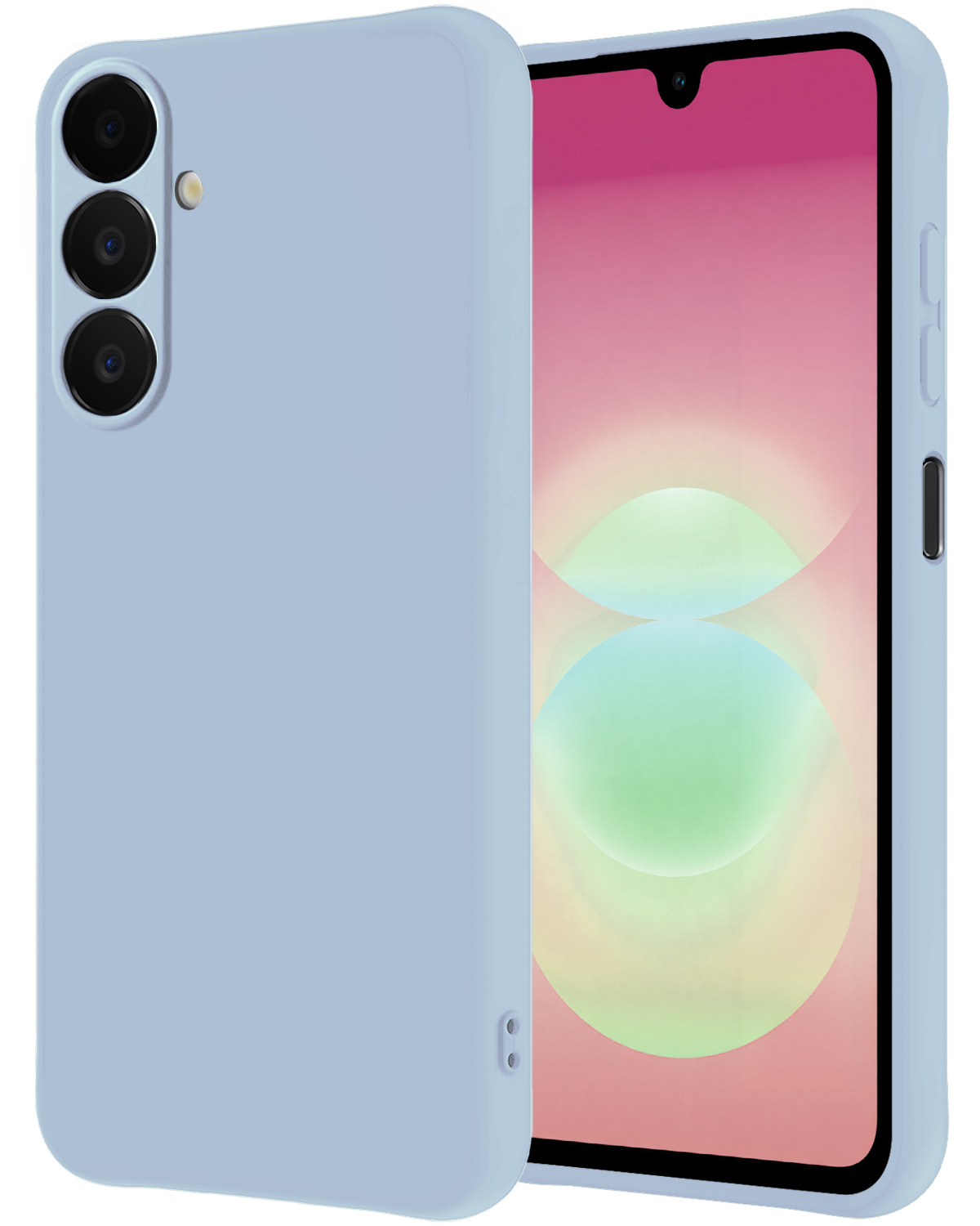 NoXx NoXx Samsung Galaxy A18 Hoesje Siliconen - Lichtblauw