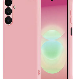 NoXx NoXx Samsung Galaxy A18 Hoesje Siliconen - Lichtroze