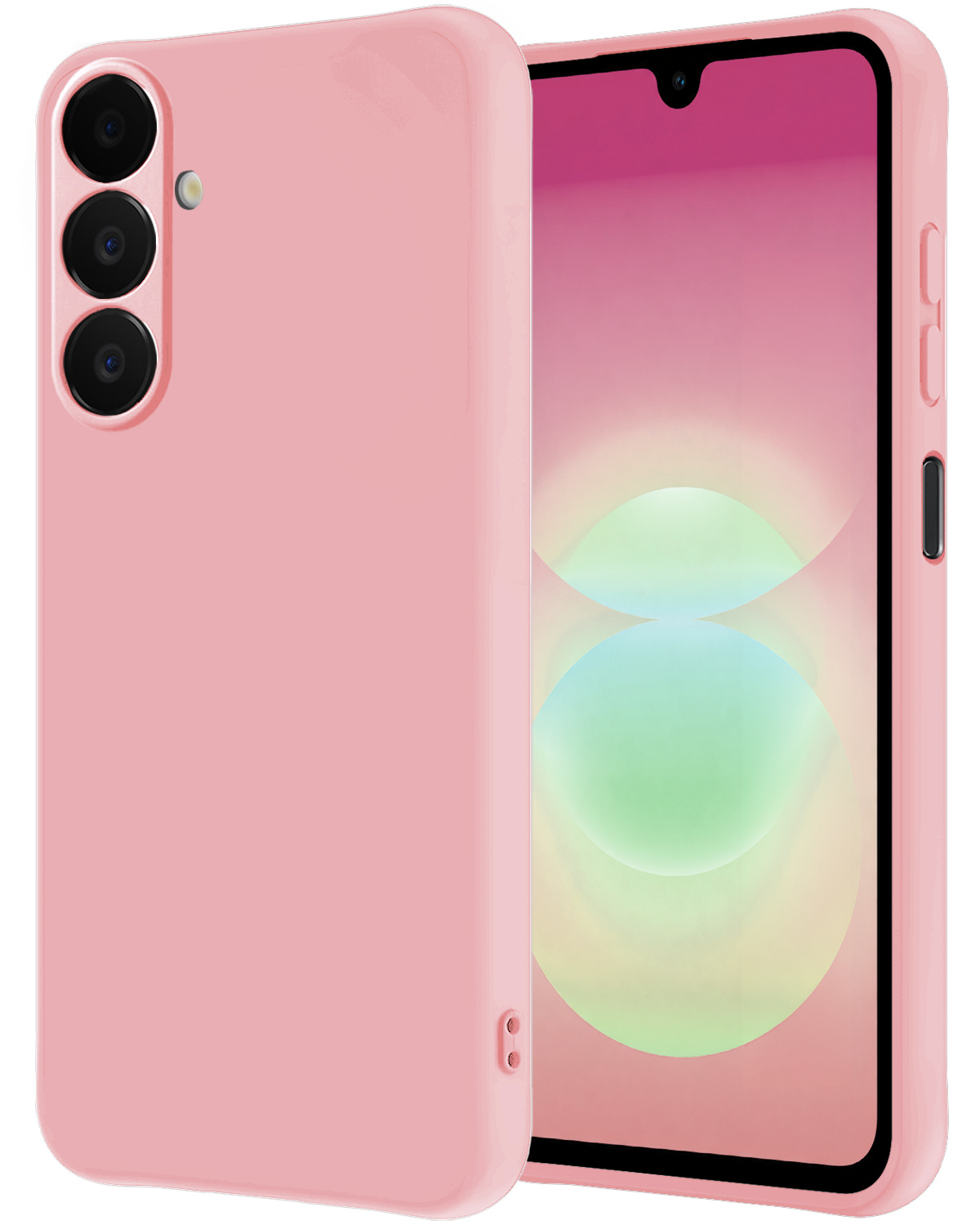 NoXx NoXx Samsung Galaxy A18 Hoesje Siliconen - Lichtroze