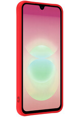 NoXx NoXx Samsung Galaxy A18 Hoesje Siliconen - Rood