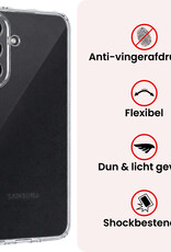 NoXx NoXx Samsung Galaxy A18 Hoesje Siliconen - Transparant