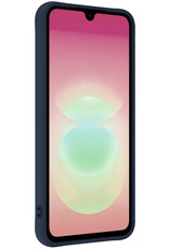 NoXx NoXx Samsung Galaxy A18 Hoesje Siliconen - Donkerblauw - 2 PACK
