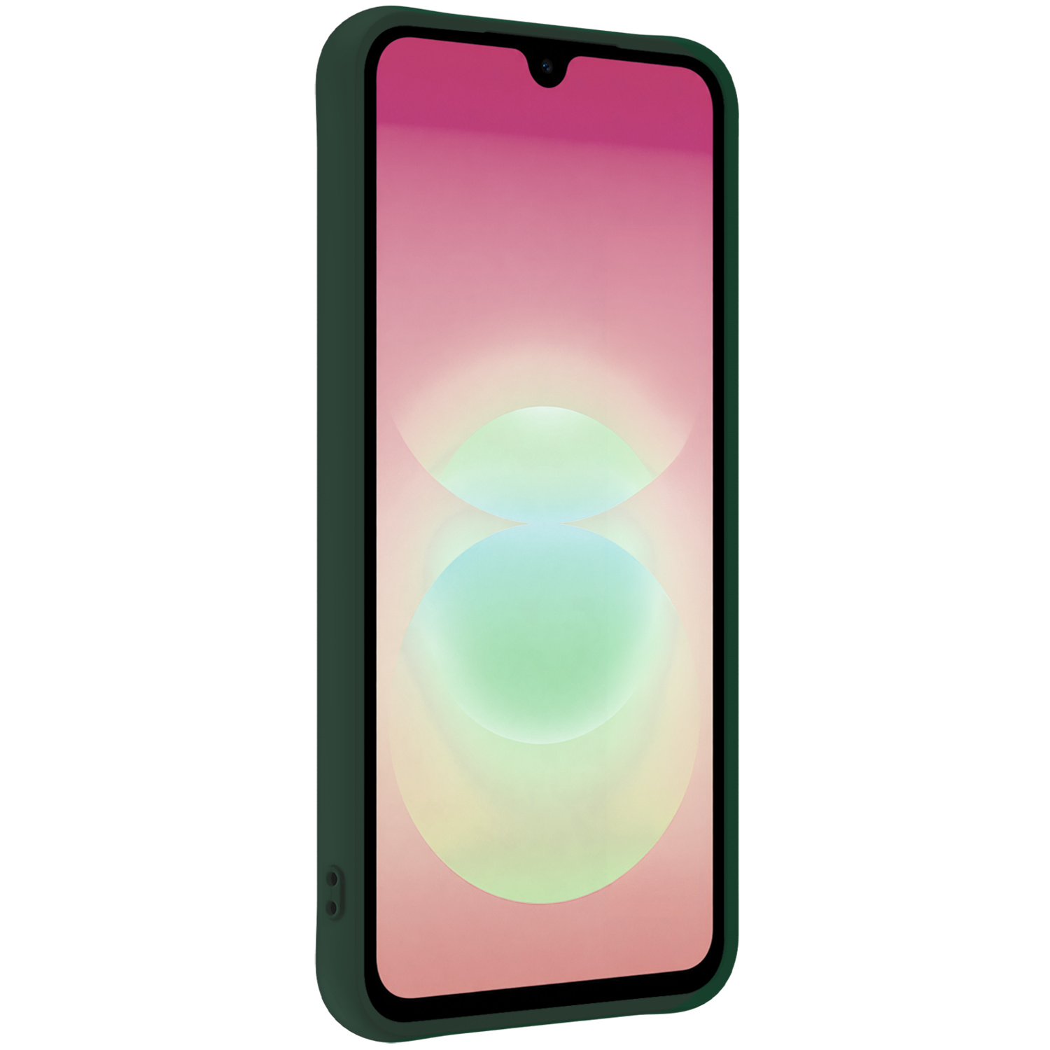NoXx NoXx Samsung Galaxy A18 Hoesje Siliconen - Donkergroen - 2 PACK