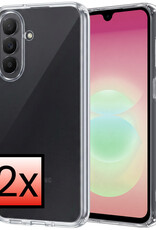 NoXx NoXx Samsung Galaxy A18 Hoesje Siliconen - Transparant - 2 PACK