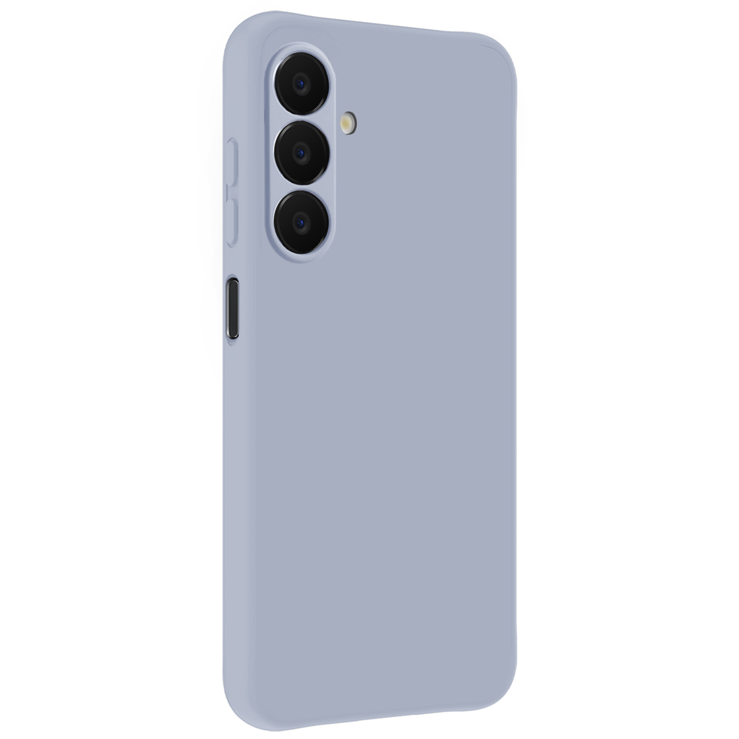 NoXx NoXx Samsung Galaxy A18 Hoesje Siliconen Met Screenprotector - Lila