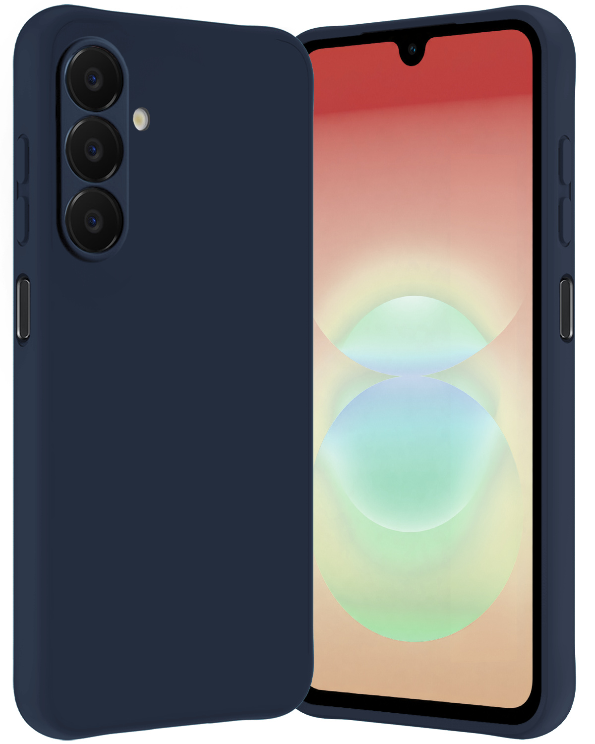 Nomfy Nomfy Samsung Galaxy A18 Hoesje Siliconen - Donkerblauw