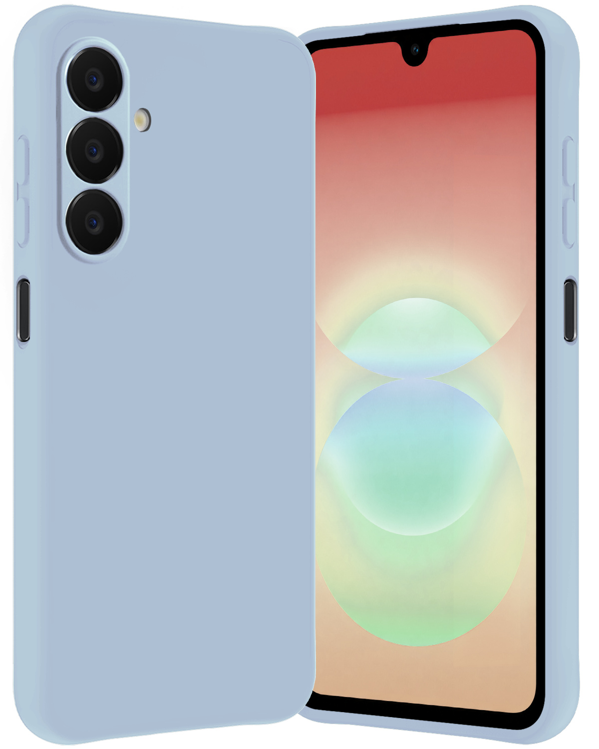 Nomfy Nomfy Samsung Galaxy A18 Hoesje Siliconen - Lichtblauw