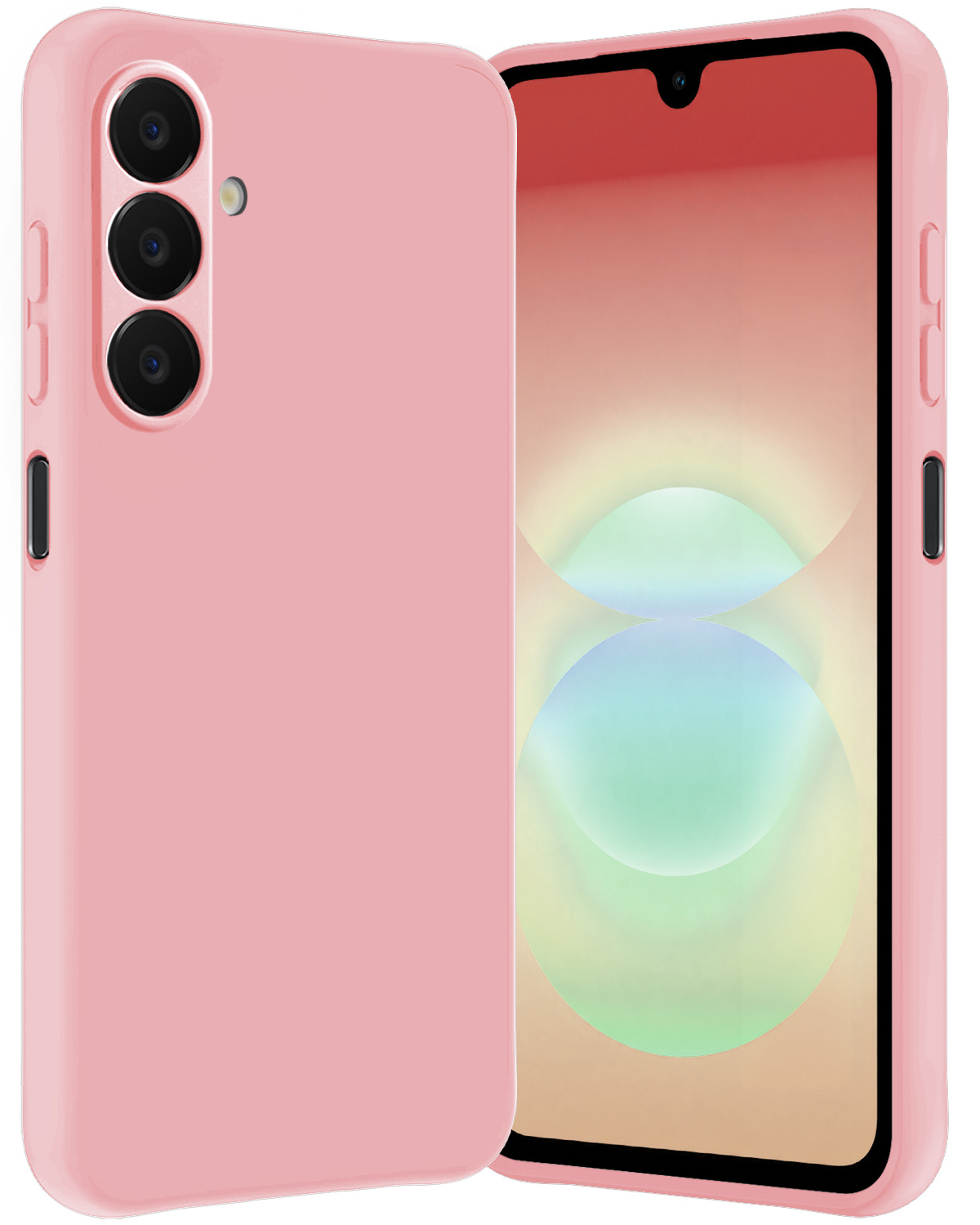 Nomfy Nomfy Samsung Galaxy A18 Hoesje Siliconen - Lichtroze