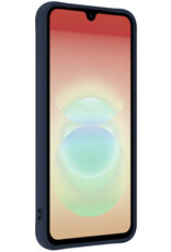 Nomfy Nomfy Samsung Galaxy A18 Hoesje Siliconen - Donkerblauw - 2 PACK