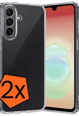 Nomfy Nomfy Samsung Galaxy A18 Hoesje Siliconen - Transparant - 2 PACK