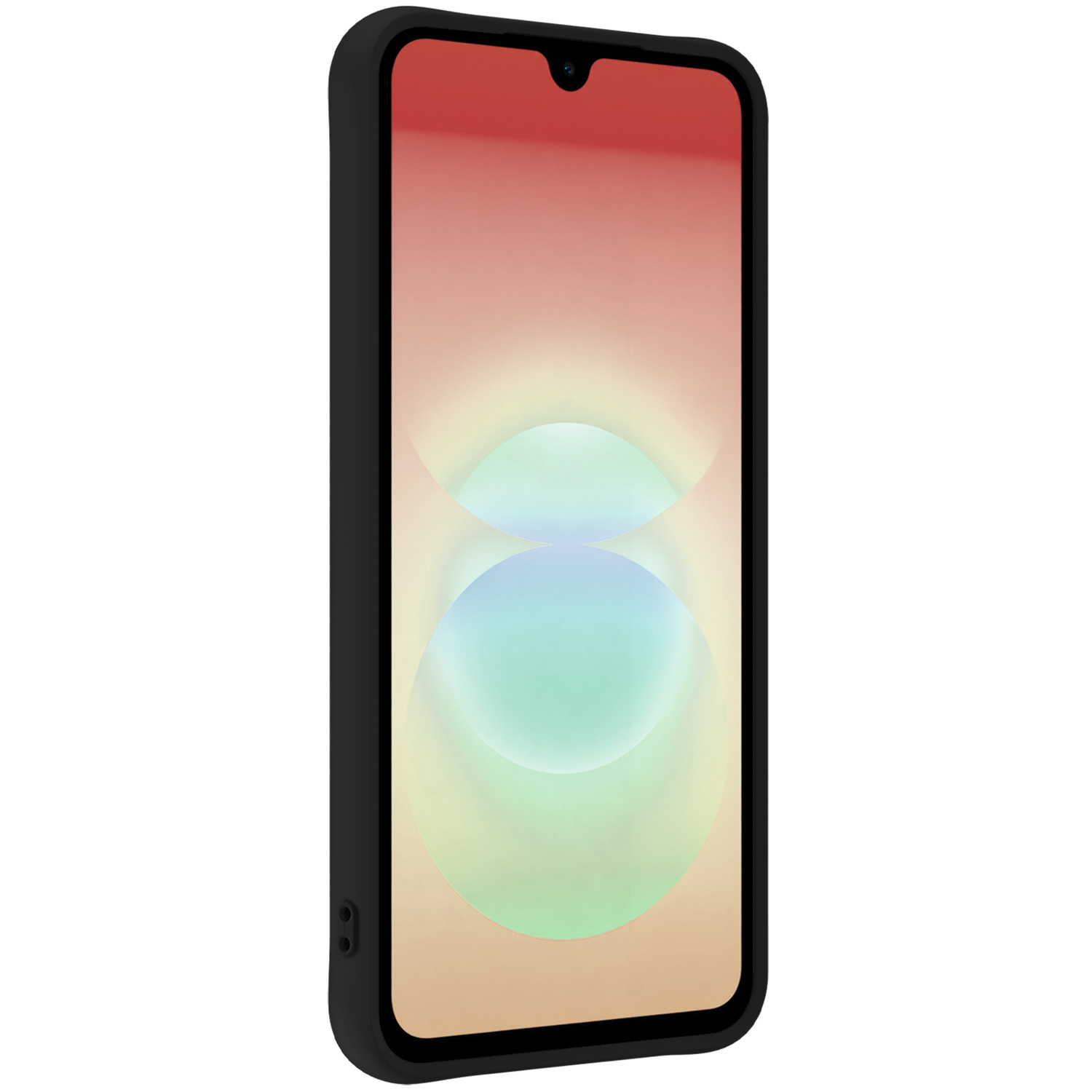 Nomfy Nomfy Samsung Galaxy A18 Hoesje Siliconen - Zwart - 2 PACK