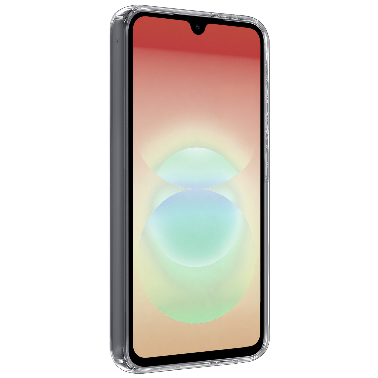 Nomfy Nomfy Samsung Galaxy A18 Hoesje Siliconen Met Screenprotector - Transparant
