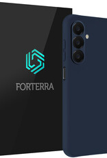 Forterra Forterra Samsung Galaxy A18 Hoesje Siliconen - Donkerblauw