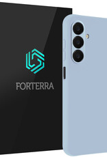 Forterra Forterra Samsung Galaxy A18 Hoesje Siliconen - Lichtblauw