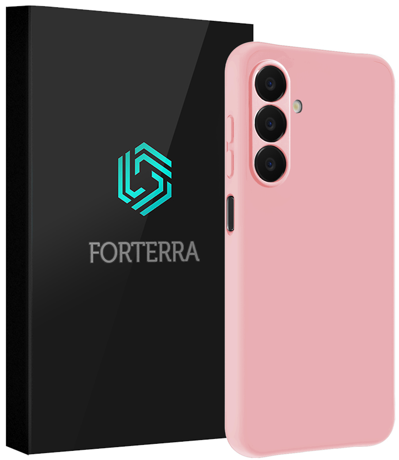 Forterra Forterra Samsung Galaxy A18 Hoesje Siliconen - Lichtroze