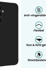 Forterra Forterra Samsung Galaxy A18 Hoesje Siliconen - Zwart