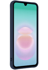 Forterra Forterra Samsung Galaxy A18 Hoesje Siliconen - Donkerblauw - 2 PACK