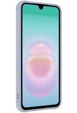 Forterra Forterra Samsung Galaxy A18 Hoesje Siliconen Met Screenprotector - Lila