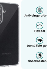 Forterra Forterra Samsung Galaxy A18 Hoesje Siliconen Met Screenprotector - Transparant