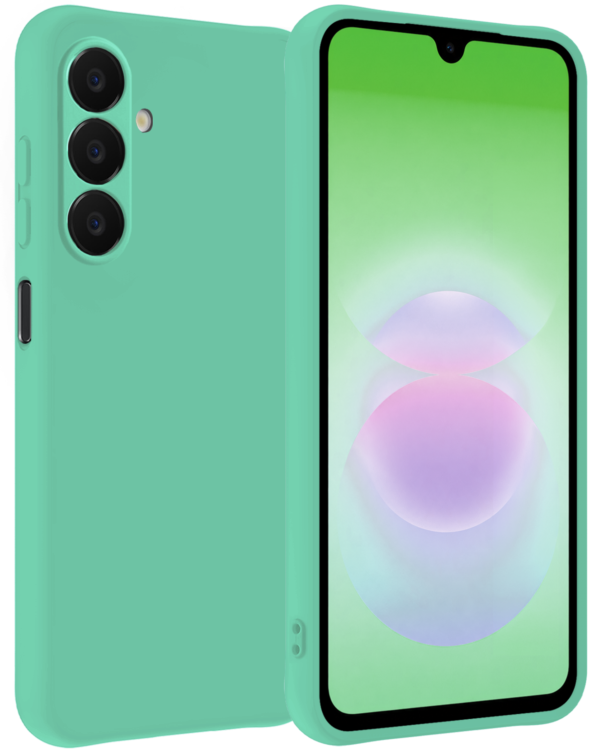BASEY. BASEY. Samsung Galaxy A18 Hoesje Siliconen - Mintgroen