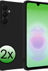 BASEY. BASEY. Samsung Galaxy A18 Hoesje Siliconen - Zwart - 2 PACK