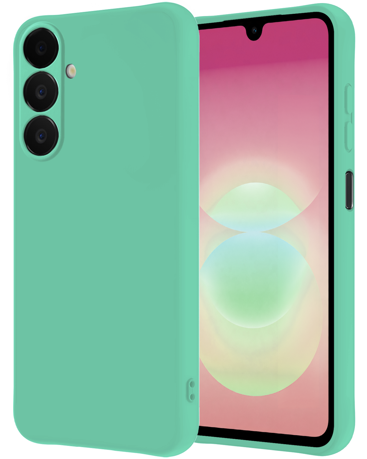 NoXx NoXx Samsung Galaxy A18 Hoesje Siliconen - Mintgroen