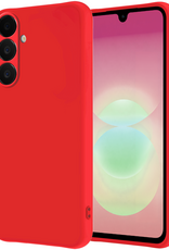 NoXx NoXx Samsung Galaxy A18 Hoesje Siliconen - Rood