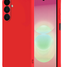 NoXx NoXx Samsung Galaxy A18 Hoesje Siliconen - Rood
