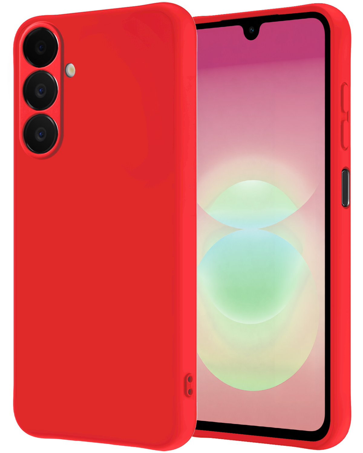 NoXx NoXx Samsung Galaxy A18 Hoesje Siliconen - Rood