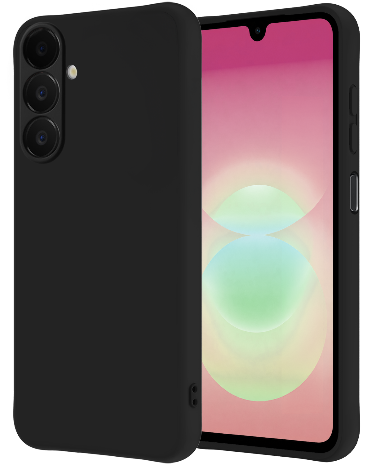NoXx NoXx Samsung Galaxy A18 Hoesje Siliconen - Zwart