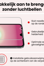 NoXx NoXx Samsung Galaxy A18 Hoesje Siliconen Met Screenprotector - Rood