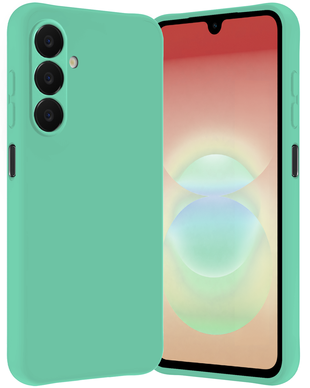 Nomfy Nomfy Samsung Galaxy A18 Hoesje Siliconen - Mintgroen