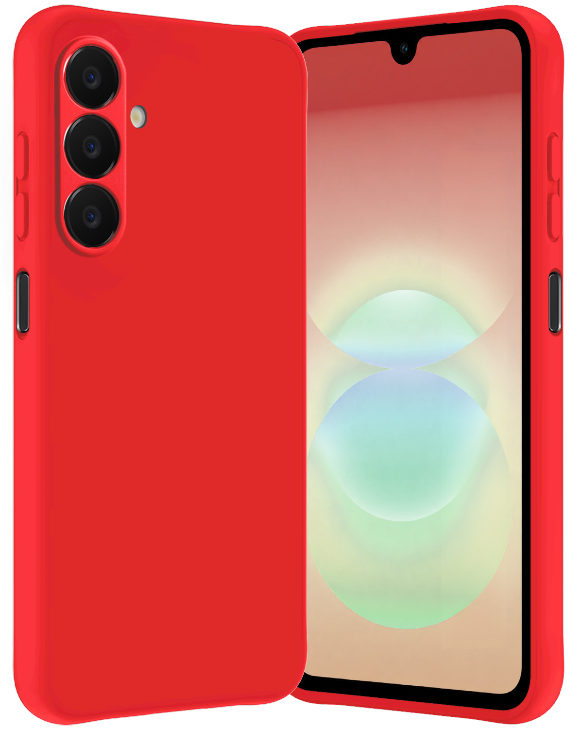 Nomfy Nomfy Samsung Galaxy A18 Hoesje Siliconen - Rood