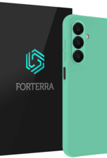 Forterra Forterra Samsung Galaxy A18 Hoesje Siliconen - Mintgroen