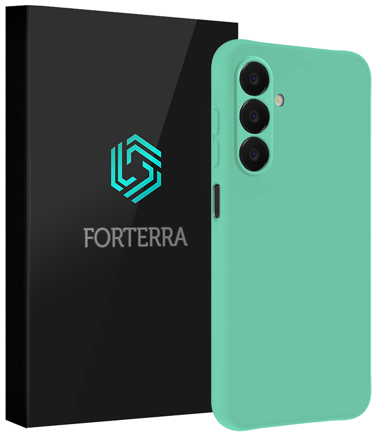 Forterra Forterra Samsung Galaxy A18 Hoesje Siliconen - Mintgroen