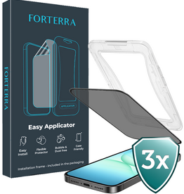 Forterra Forterra Samsung Galaxy A17 Hybrid Privacy Screenprotector - 3 PACK