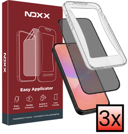 NoXx NoXx Samsung Galaxy A36 Hybrid Privacy Screenprotector - 3 PACK