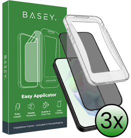 BASEY. BASEY. Samsung Galaxy A35 Hybrid Privacy Screenprotector - 3 PACK