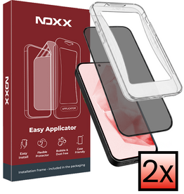NoXx NoXx Samsung Galaxy A35 Hybrid Privacy Screenprotector - 2 PACK