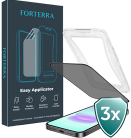 Forterra Forterra Samsung Galaxy A37 Hybrid Privacy Screenprotector - 3 PACK