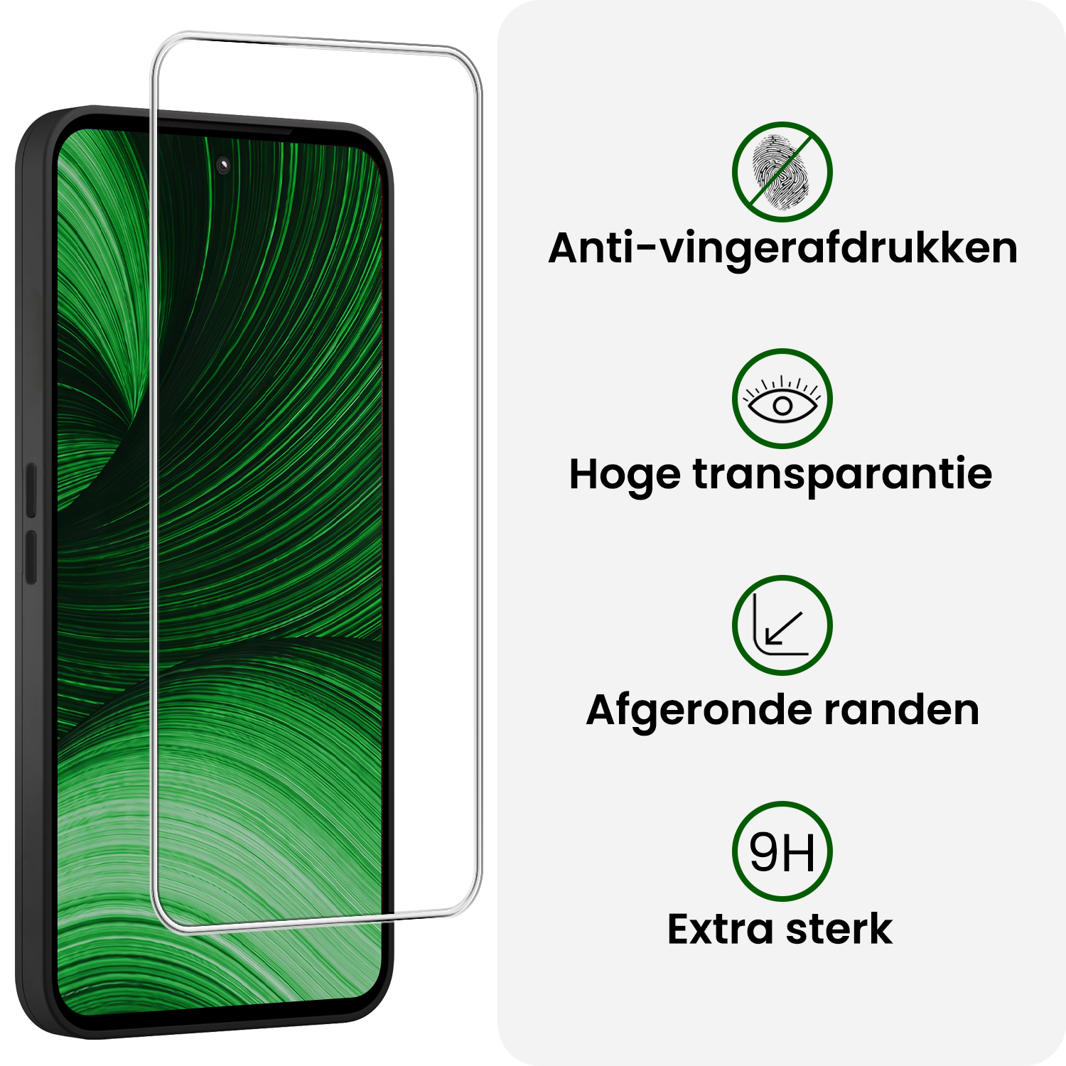 BASEY. BASEY. Fairphone Gen 6+ Screenprotector Glas - 3 PACK