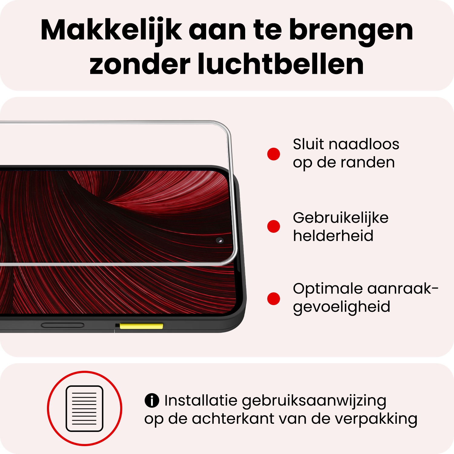 NoXx NoXx Fairphone Gen 6+ Screenprotector Glas - 3 PACK