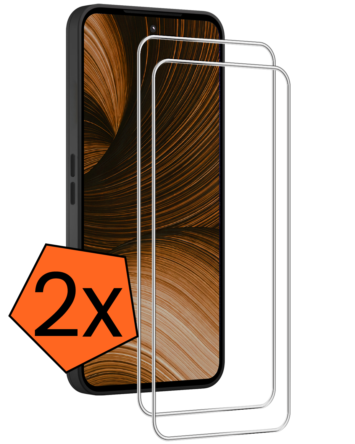Nomfy Nomfy Fairphone Gen 6+ Screenprotector Glas - 2 PACK