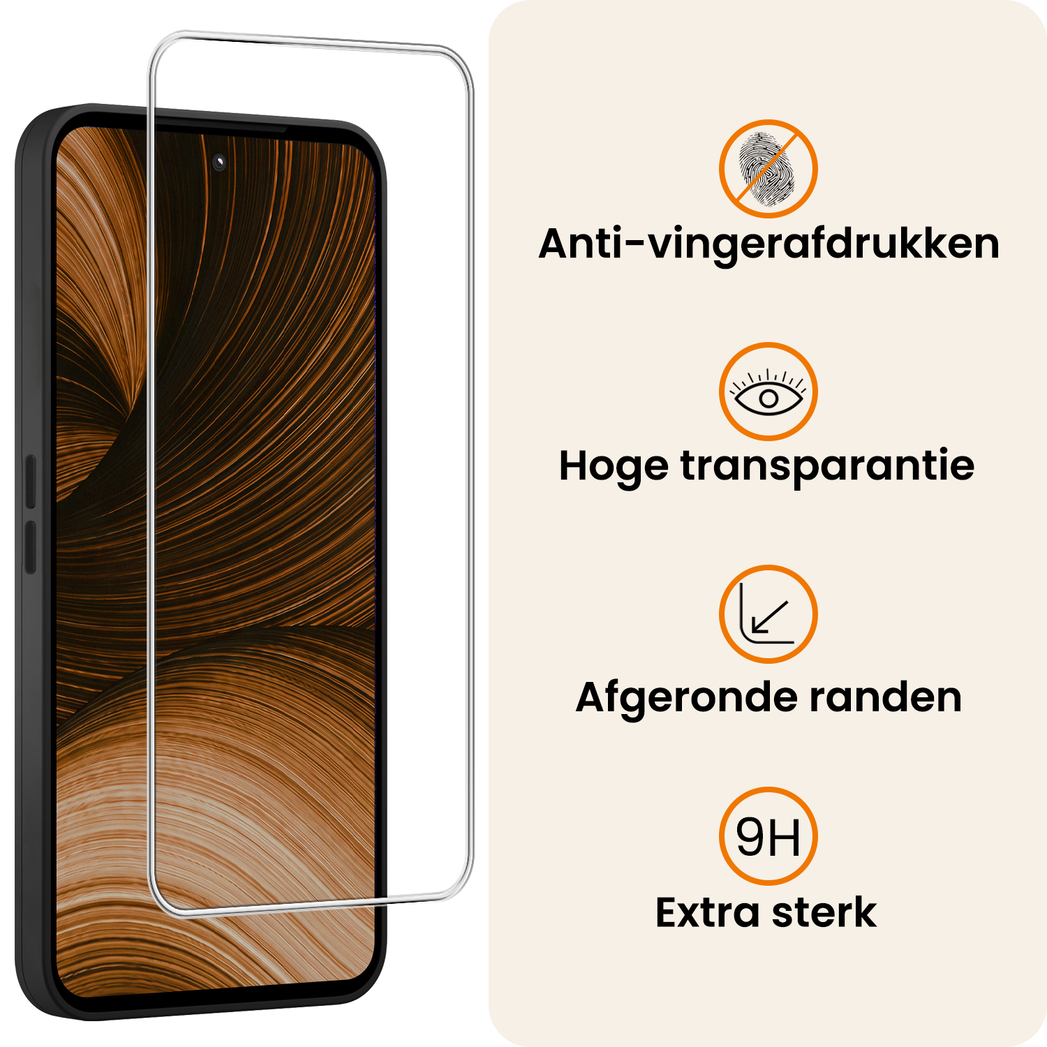 Nomfy Nomfy Fairphone Gen 6+ Screenprotector Glas - 3 PACK