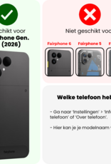 Nomfy Nomfy Fairphone Gen 6+ Screenprotector Glas - 3 PACK