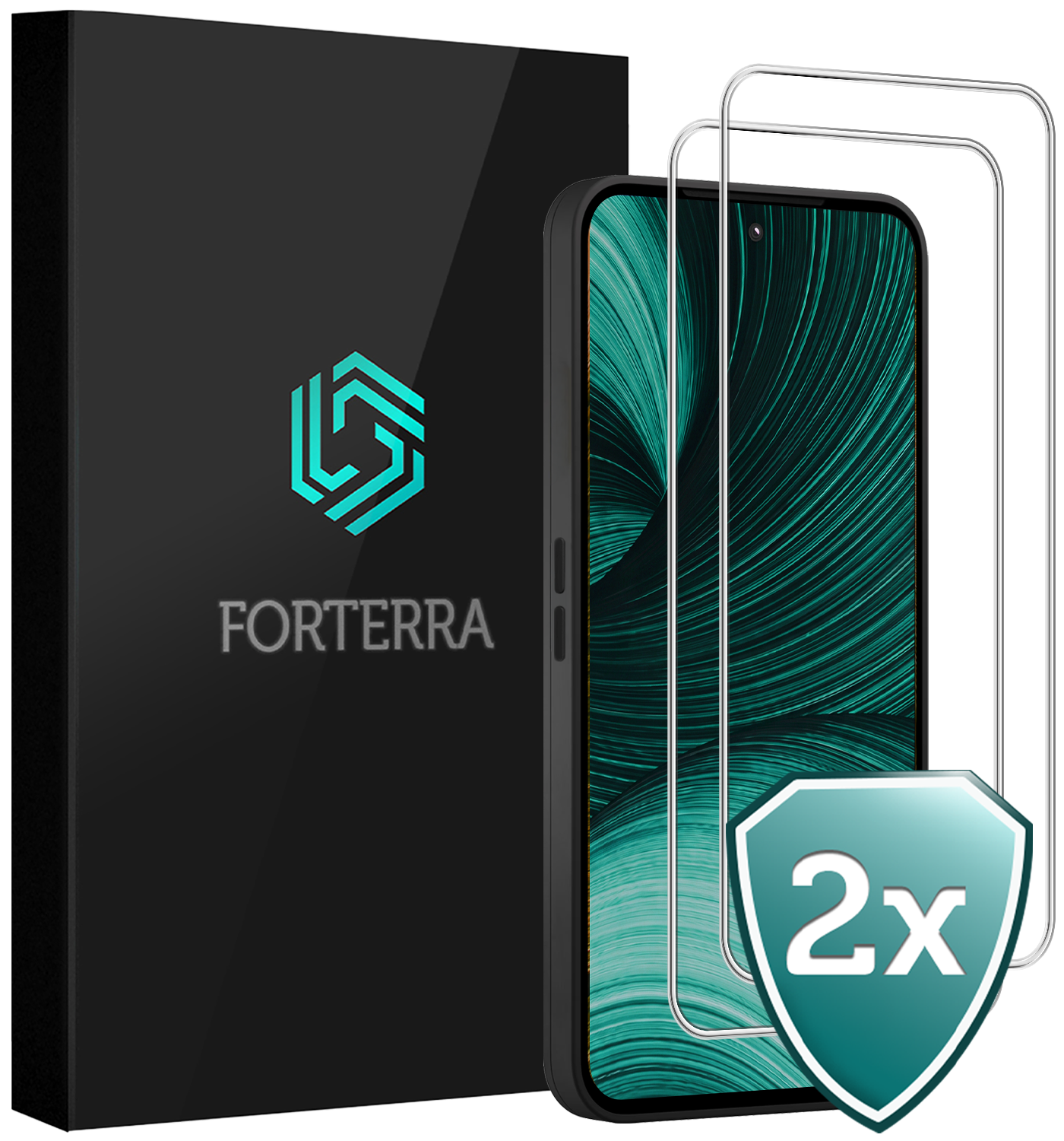 Forterra Forterra Fairphone Gen 6+ Screenprotector Glas - 2 PACK