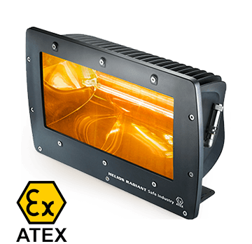 ATEX Infraroodstraler Helios Radiant - Zone 2/22 - Star Progetti - 2000W