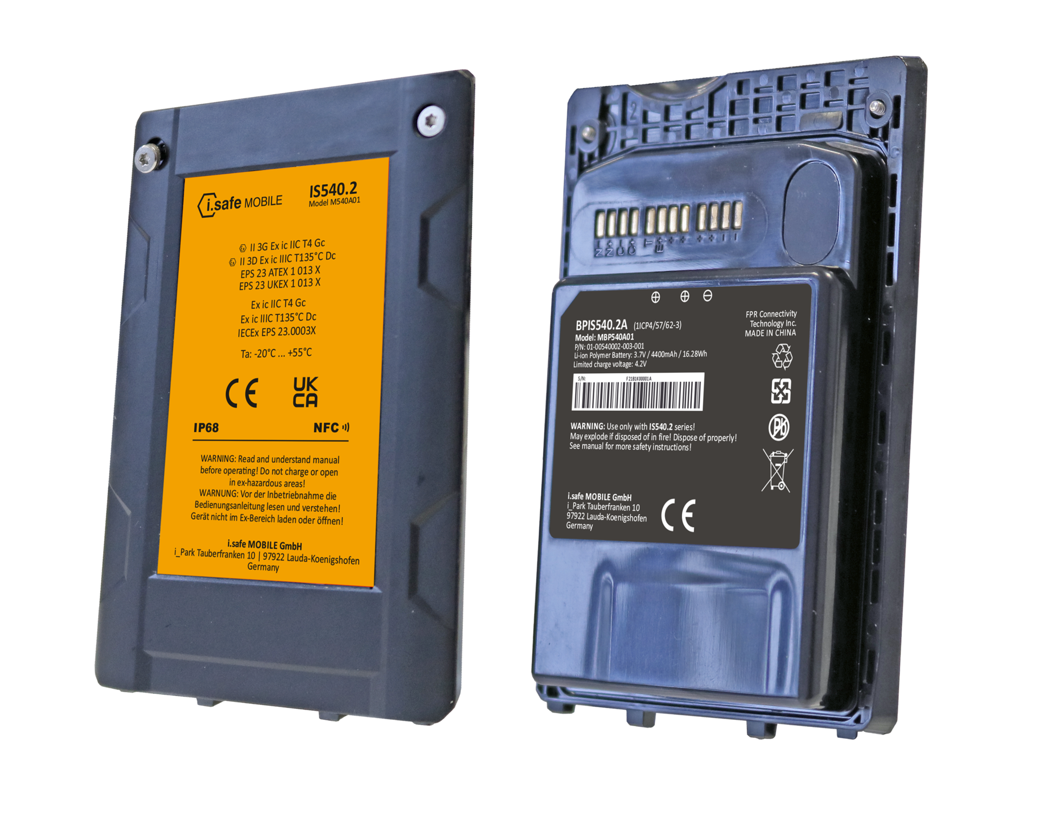 Accu BPIS540.2A voor IS540.2 - i.safe MOBILE